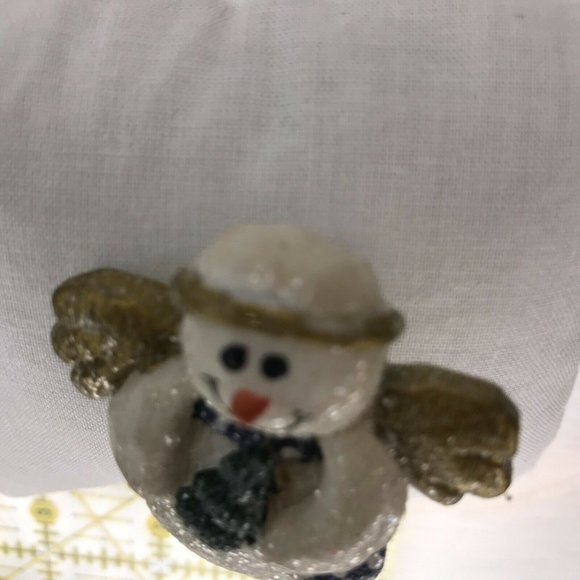 Angle Snowman Glitter With Halo Boyds Bears - Picture 5 of 7